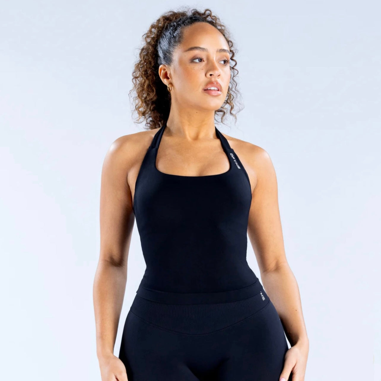 DFYNE Halter Top - Black