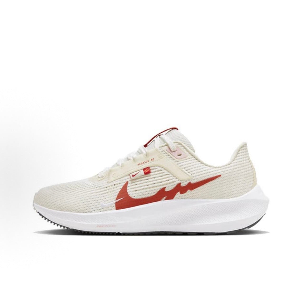 Nike Air Zoom Pegasus 40 Premium "Quadruple Swoosh" (White/Red)